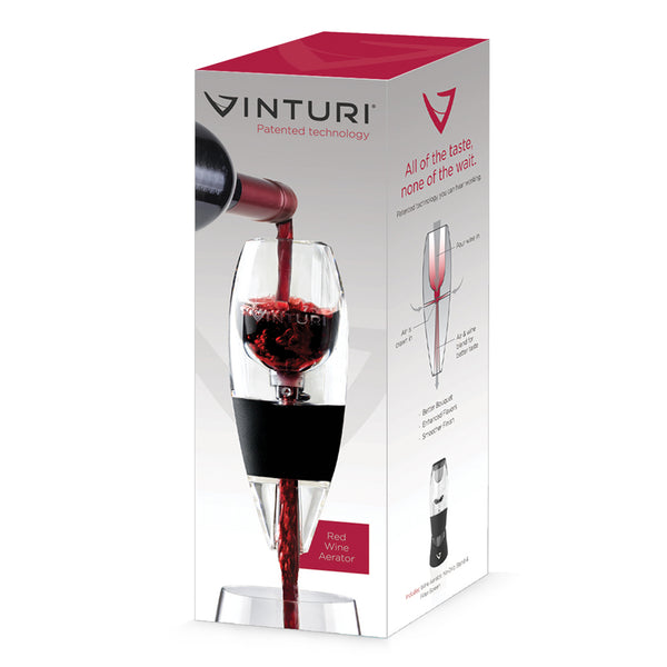 Aérateur de vin VINTURI Classic rouge
